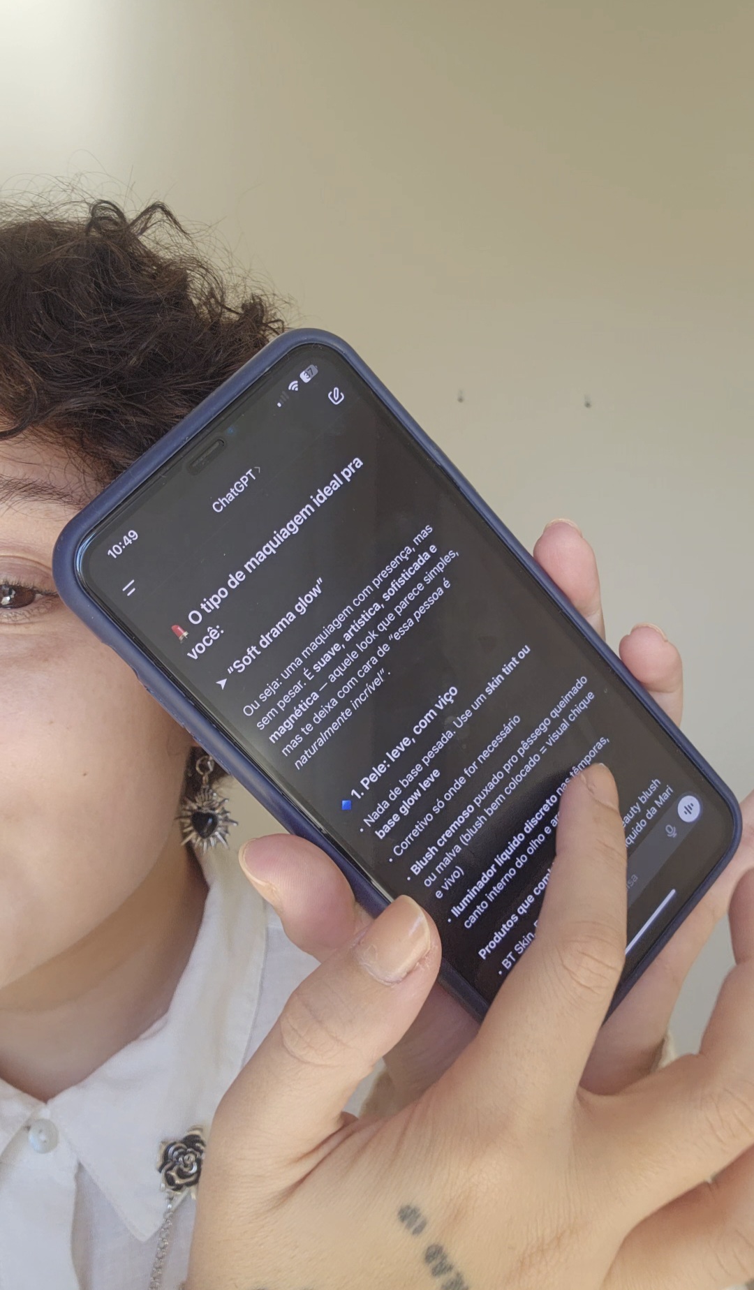 Deixei o ChatGPT me ajudar em um glow up na maquiagem e esse é o resultado