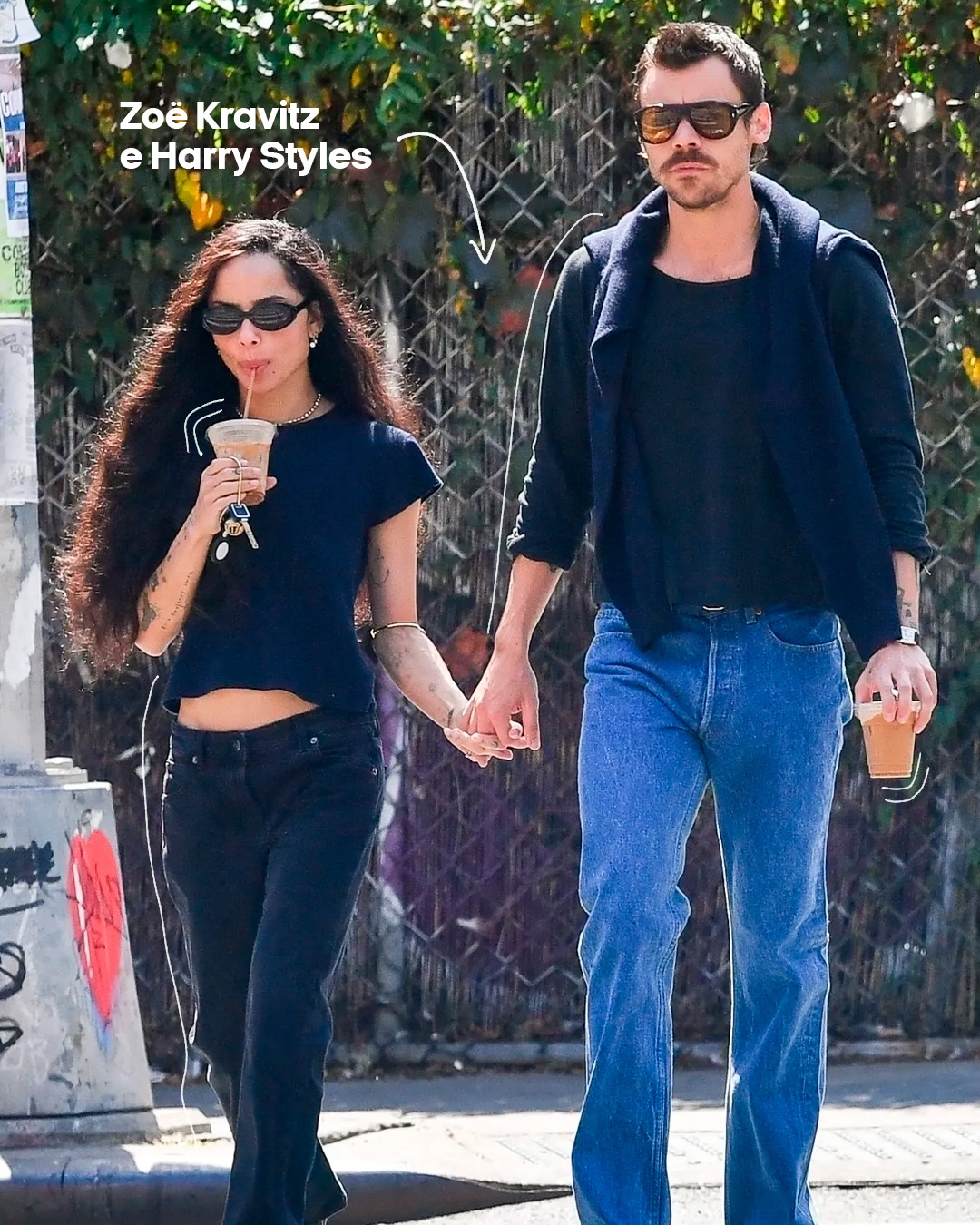 looks-casais-ge-zoe-harry-styles
