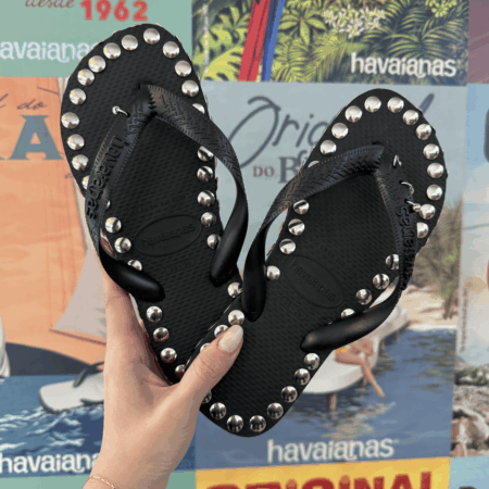 #GeFez: Havaianas com tachinhas – febre do TikTok
