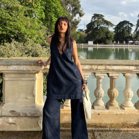 Acredite, você precisa dar uma chance para o vestido com calça
