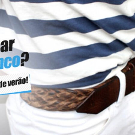Como usar: Calça branca!