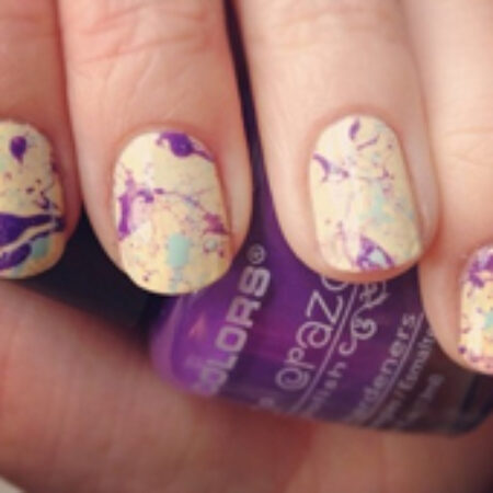 Tendência de nail art: Splatter!