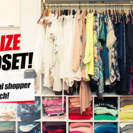 Organizando o closet!