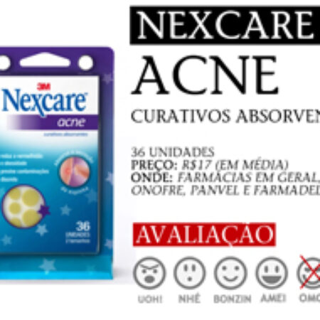 O exterminador de espinhas – Nexcare Acne Patch